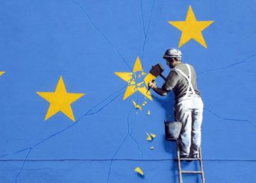 Bansky sulla Brexit, foto di Duncan Hull, Attribution 2.0 Generic (CC BY 2.0)