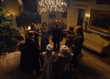 Scena tratta dal film Dickens – L’uomo che inventò il natale (2017)