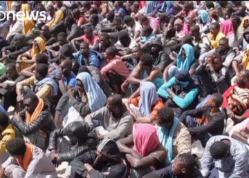 Fermo immagine da video http://it.euronews.com/2017/04/11/libia-la-tratta-degli-schiavi