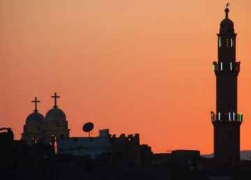 Twilight of Islam and Christianity (Photo by David Evers)