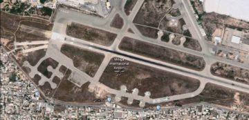 Aeroporto internazionale di Mitiga, Tripoli. Da Google Earth