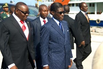 Minister Teodoro Nguema Obiang Mangue Inauguration of state of the art Airport in Annobon, Equatorial Guinea (fonte foto Flickr)